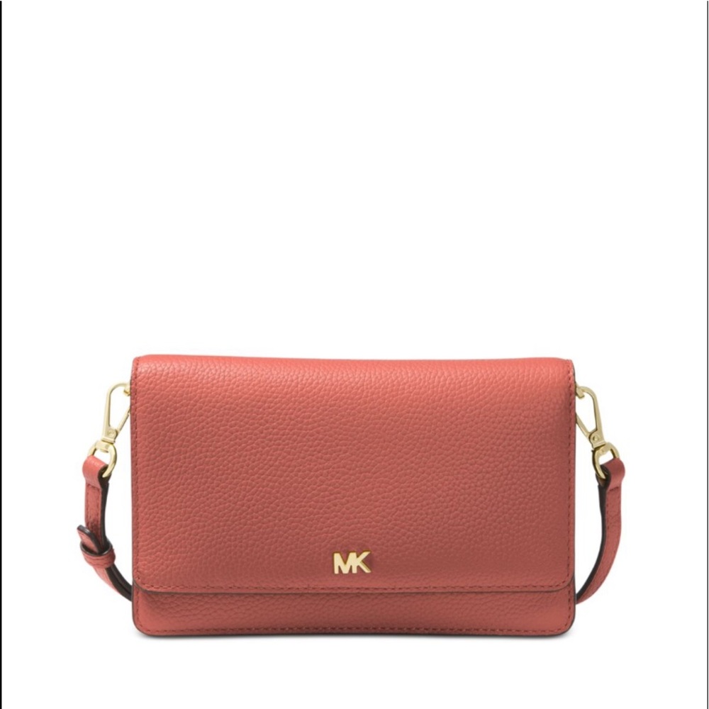 MICHAEL Michael Kors Leather Smartphone Crossbody